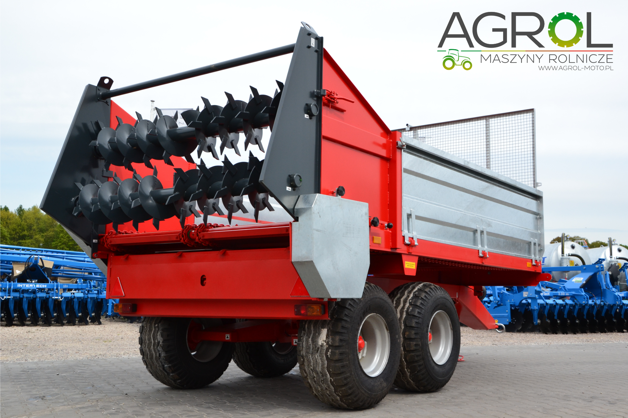 Rozrzutnik obornika ROLTRANS N250/3 LEO 6 ton - obrazek 4