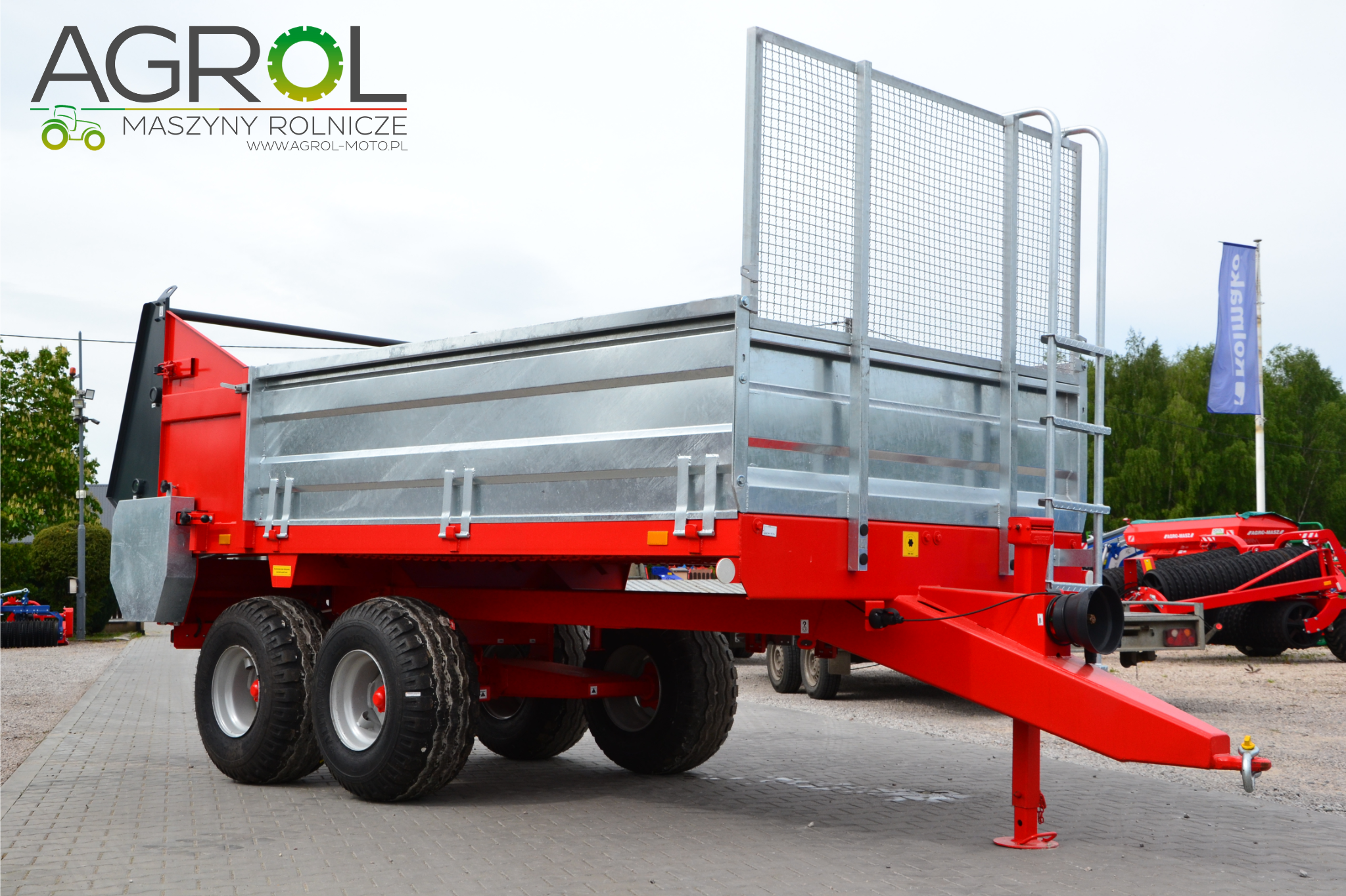 Rozrzutnik obornika ROLTRANS N250/3 LEO 6 ton