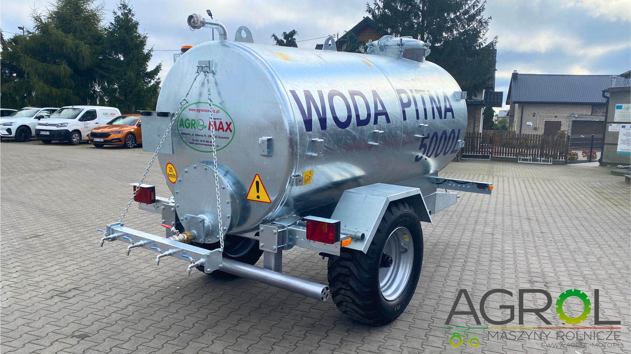 Wóz do wody pitnej AGRO-MAX 5000 L - obrazek 5