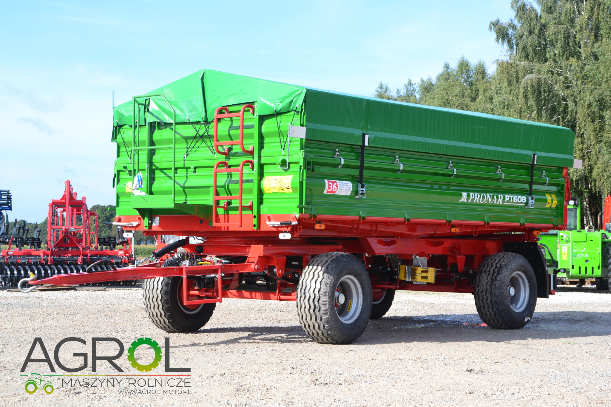 Przyczepa rolnicza PRONAR PT608 - obrazek 4