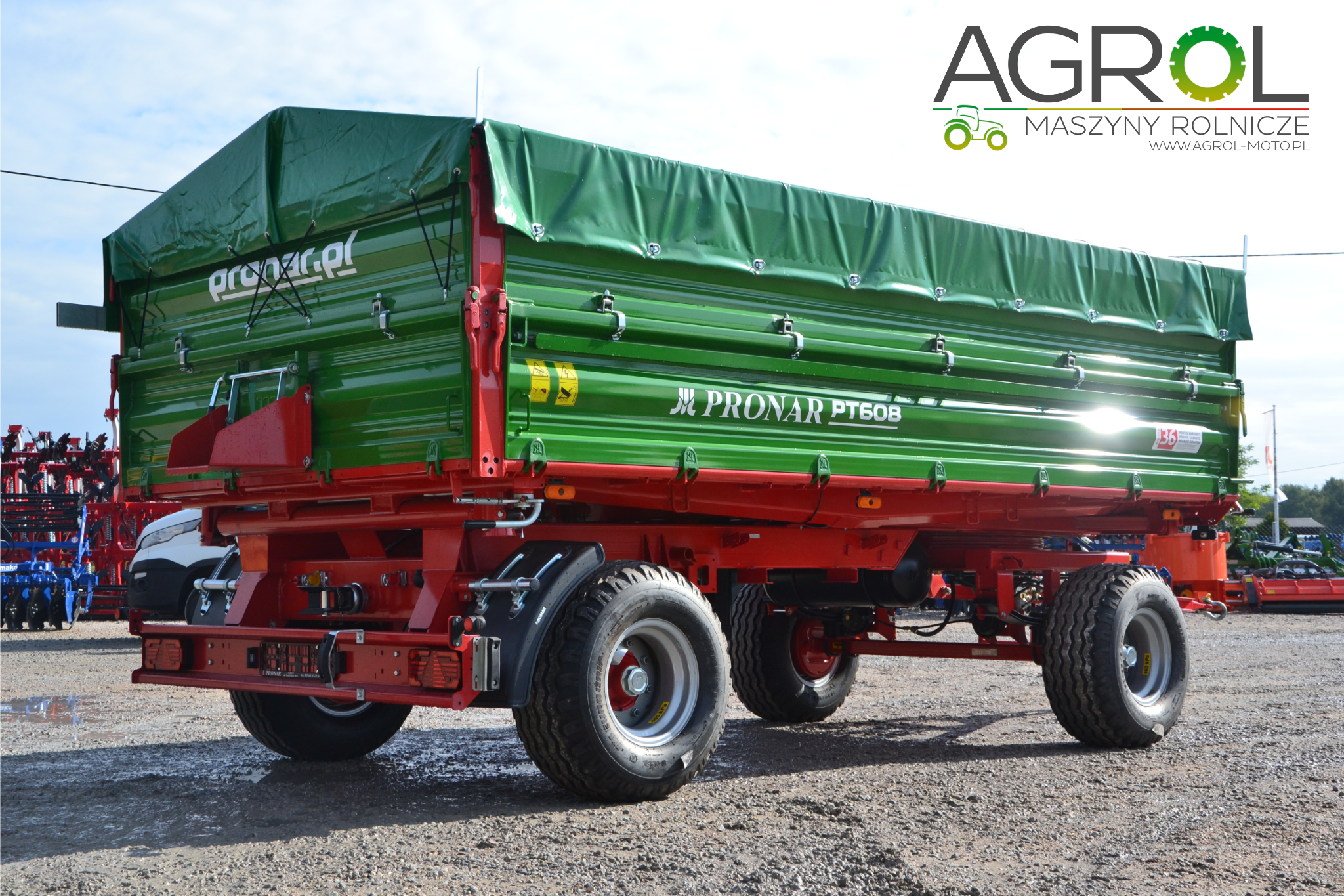 Przyczepa rolnicza PRONAR PT608 - obrazek 2