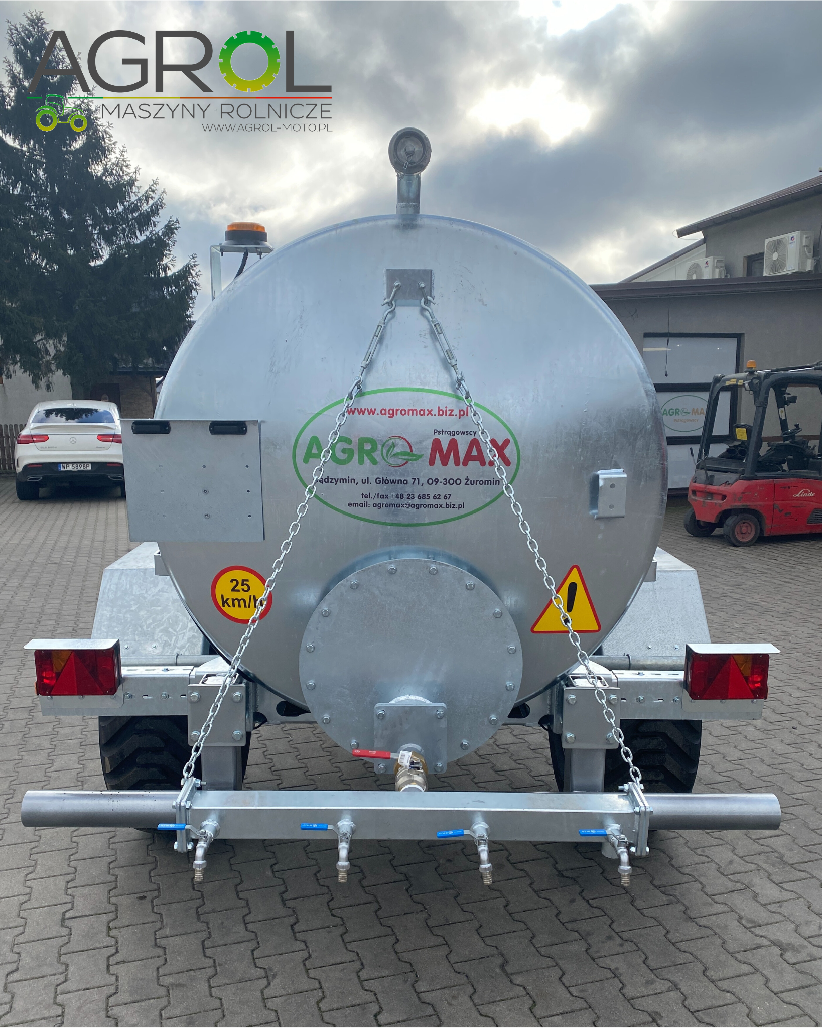 Wóz do wody pitnej AGRO-MAX 5000 L - obrazek 8