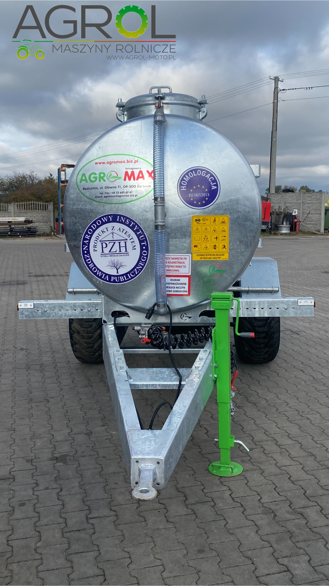 Wóz do wody pitnej AGRO-MAX 5000 L - obrazek 7