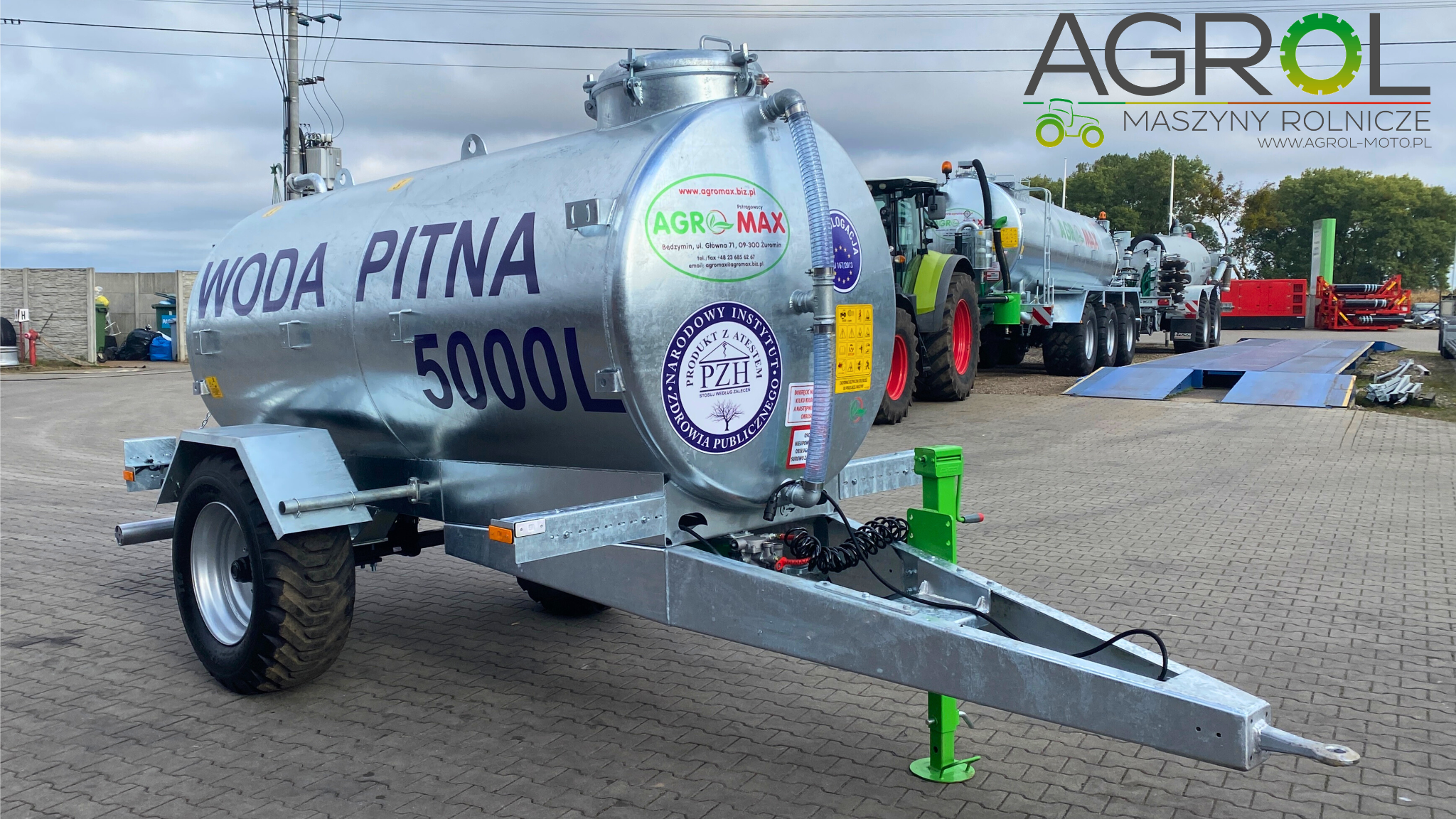 Wóz do wody pitnej AGRO-MAX 5000 L - obrazek 2