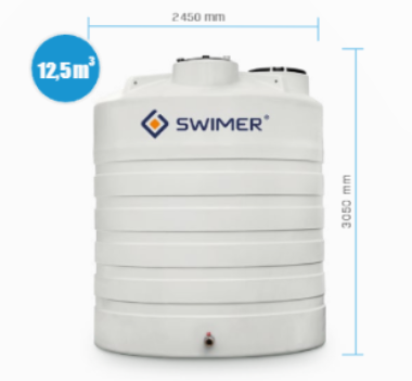 Zbiornik do wody pitnej SWIMER 12500 litrów