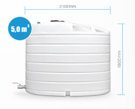 Zbiornik do wody pitnej SWIMER 5000 litrów