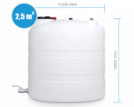 Zbiornik do wody pitnej SWIMER ECO 2500 litrów
