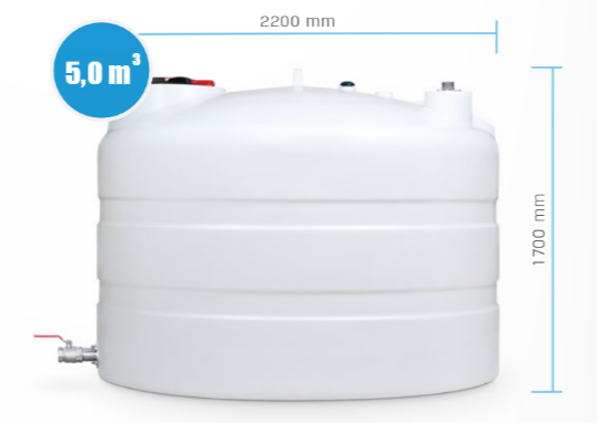 Zbiornik do wody pitnej SWIMER ECO 5000 litrów