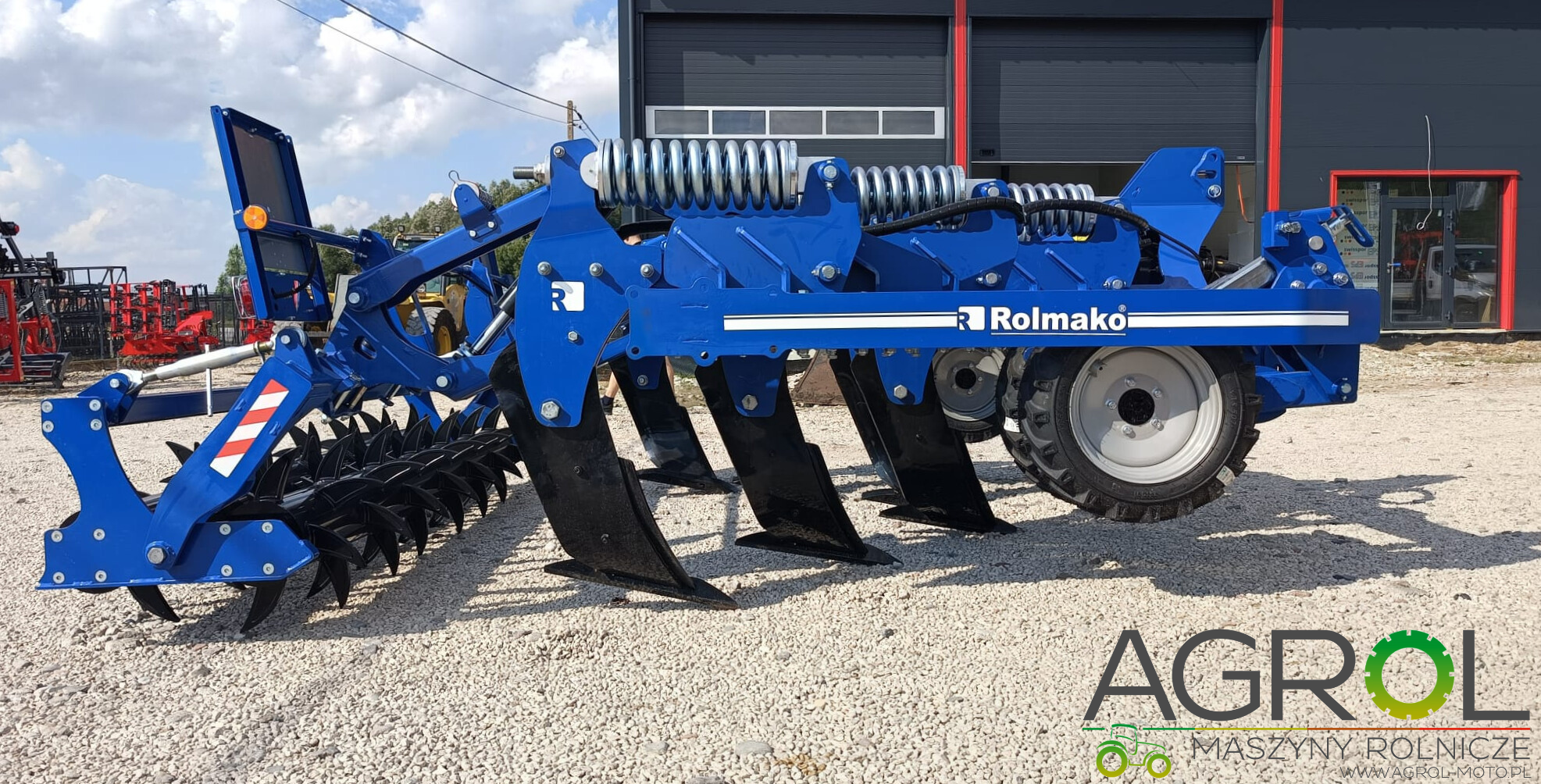 Głębosz z ramą V zab. sprężynowe U614 Rolmako - obrazek 3