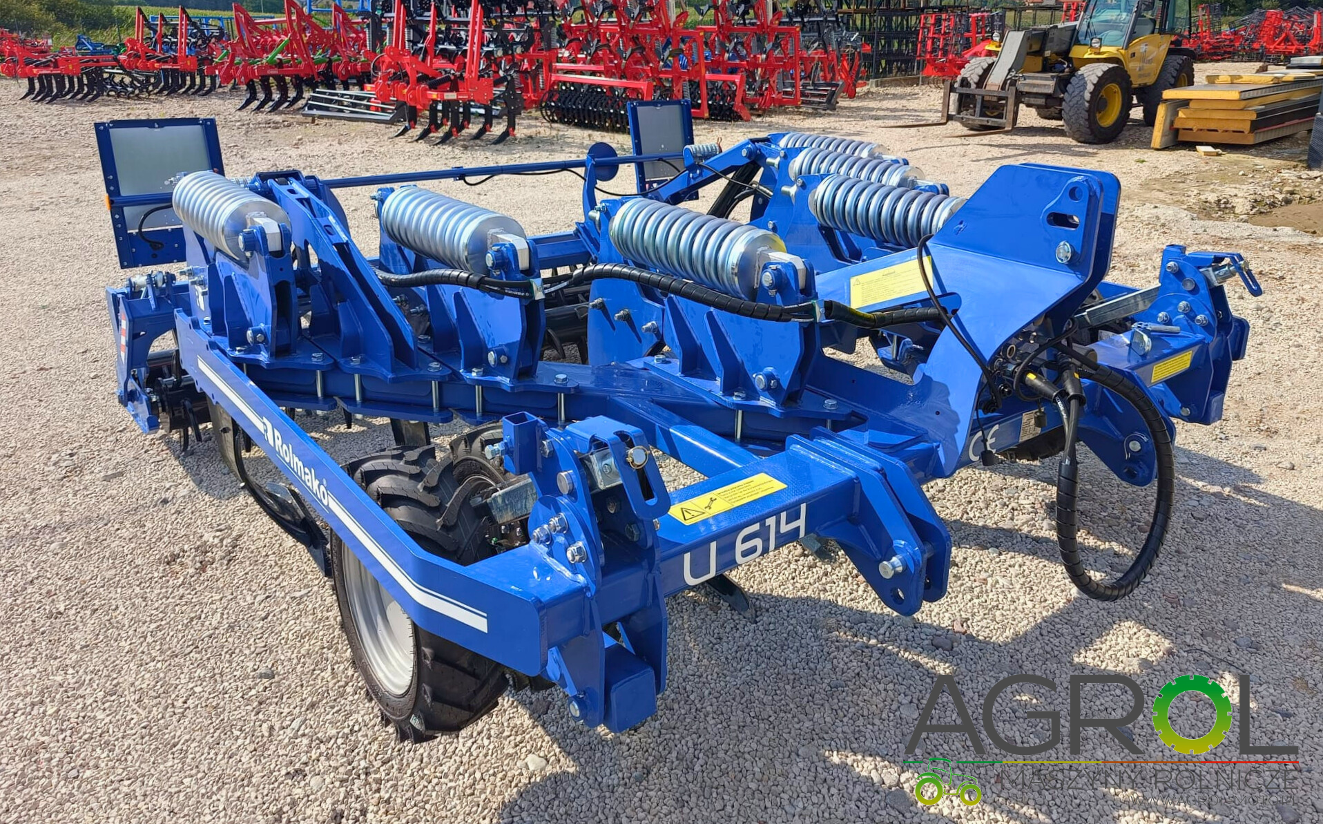 Głębosz z ramą V zab. sprężynowe U614 Rolmako - obrazek 2